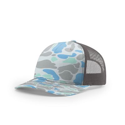 SALTWATER DUCK CAMO/CHARCOAL SALTWATER DUCK CAMO/CHARCOAL - Custom Hats Now
