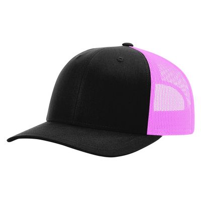 BLACK/NEON PINK BLACK/NEON PINK - Custom Hats Now