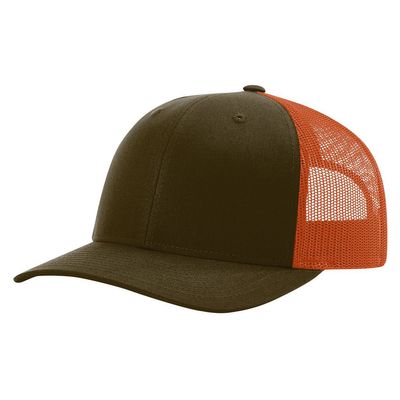 DARK LODEN/JAFFA ORANGE DARK LODEN/JAFFA ORANGE - Custom Hats Now