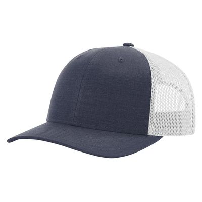 HEATHER NAVY/SILVER HEATHER NAVY/SILVER - Custom Hats Now