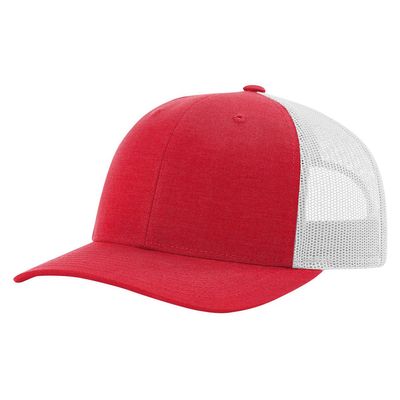 HEATHER RED/SILVER HEATHER RED/SILVER - Custom Hats Now