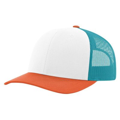 WHITE/BLUE HAWAIIAN/PALE ORANGE WHITE/BLUE HAWAIIAN/PALE ORANGE - Custom Hats Now
