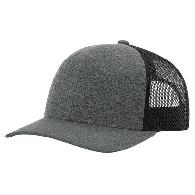 BLACK HEATHER/BLACK BLACK HEATHER/BLACK - Custom Hats Now