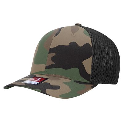 ARMY GREEN CAMO/BLACK ARMY GREEN CAMO/BLACK - Custom Hats Now