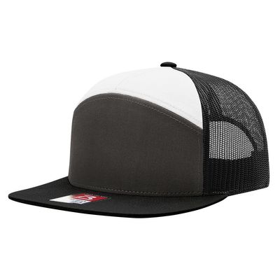 CHARCOAL/BLACK/WHITE CHARCOAL/BLACK/WHITE - Custom Hats Now