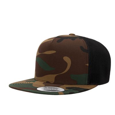 GREEN CAMO/BLACK GREEN CAMO/BLACK - Custom Hats Now