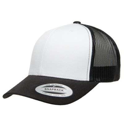 BLACK/WHITE/BLACK BLACK/WHITE/BLACK - Custom Hats Now