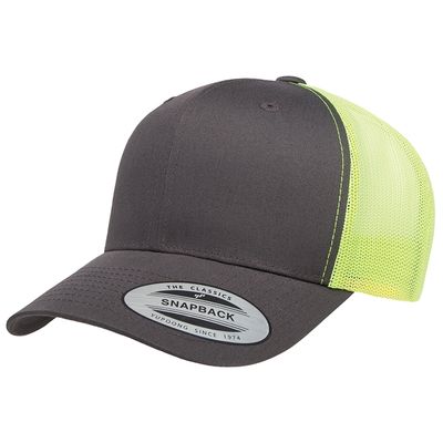 CHARCOAL/NEON GREEN CHARCOAL/NEON GREEN - Custom Hats Now