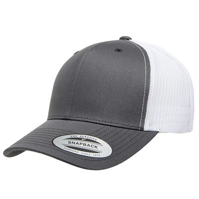 CHARCOAL/WHITE CHARCOAL/WHITE - Custom Hats Now
