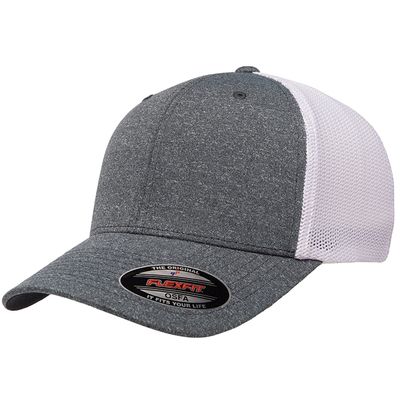 DARK HEATHER/WHITE DARK HEATHER/WHITE - Custom Hats Now
