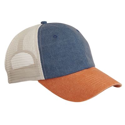 NAVY/TEXAS ORANGE/STONE NAVY/TEXAS ORANGE/STONE - Custom Hats Now