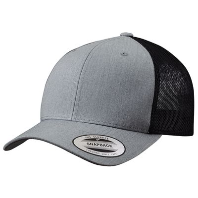 HEATHER GRAY / WHITE HEATHER GRAY / WHITE - Custom Hats Now