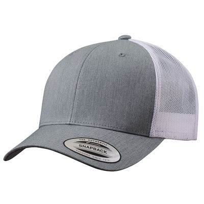 HEATHER GRAY/ BLACK HEATHER GRAY/ BLACK - Custom Hats Now