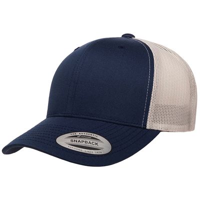NAVY/SILVER NAVY/SILVER - Custom Hats Now