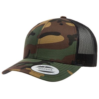 GREEN CAMO/BLACK GREEN CAMO/BLACK - Custom Hats Now