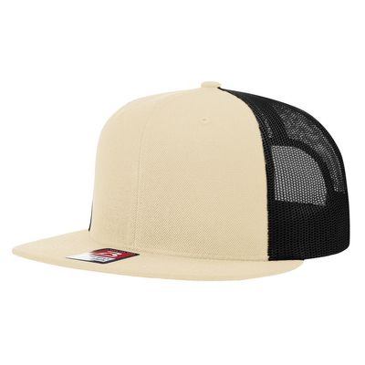 KHAKI/BLACK KHAKI/BLACK - Custom Hats Now
