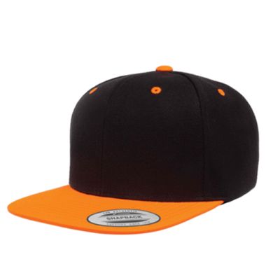 BLACK/NEON ORANGE BLACK/NEON ORANGE - Custom Hats Now