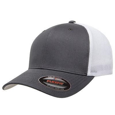 CHARCOAL/WHITE CHARCOAL/WHITE - Custom Hats Now