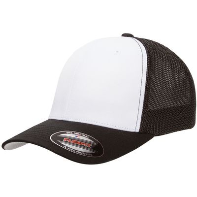 WHITE/BLACK WHITE/BLACK - Custom Hats Now
