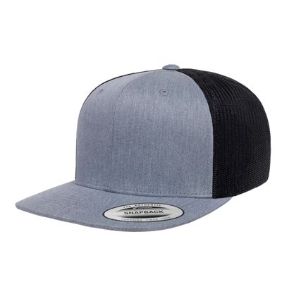 HEATHER GRAY / WHITE HEATHER GRAY / WHITE - Custom Hats Now