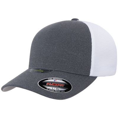 MELANGE HEATHER GRAY / WHITE MELANGE HEATHER GRAY / WHITE - Custom Hats Now