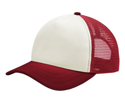 Ivory/ Red Ivory/ Red - Custom Hats Now