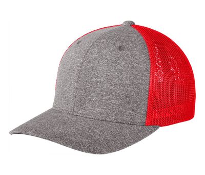 True Red/ Grey Heather True Red/ Grey Heather - Custom Hats Now