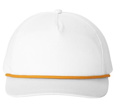 White/ Athletic Gold White/ Athletic Gold - Custom Hats Now