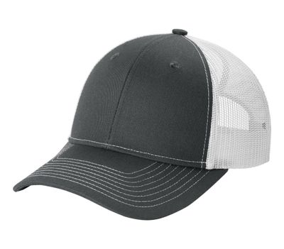 Grey Steel/ White Grey Steel/ White - Custom Hats Now