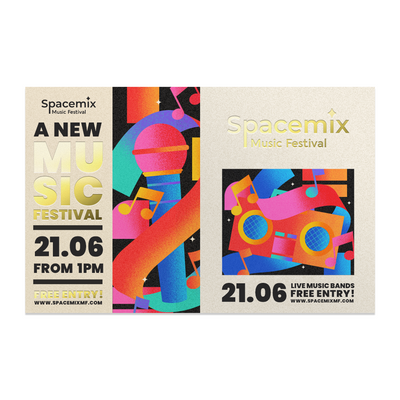 Color Foil Stamped Brochures