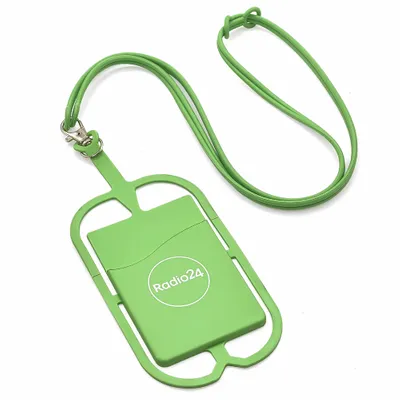 Lanyard Silicone Phone Wallet Holder - Tote Bags Now