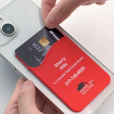 Silicone Phone Wallet Card Holder - Tote Bags Now