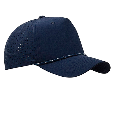 Navy_Navy/White Rope Navy_Navy/White Rope - Custom Hats Now