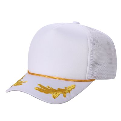 White/Gold White/Gold - Custom Hats Now