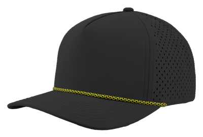 Black-Yellow Chainlink Rope Black-Yellow Chainlink Rope - Custom Hats Now
