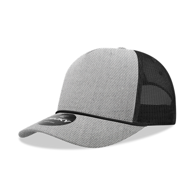 Hather Grey/Black Hather Grey/Black - Custom Hats Now