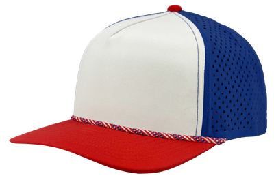 Red-White-Blue American Flag Rope Red-White-Blue American Flag Rope - Custom Hats Now