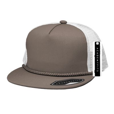 CHARCOAL/WHITE CHARCOAL/WHITE - Custom Hats Now