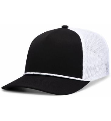 BLACK/WHITE/BLACK BLACK/WHITE/BLACK - Custom Hats Now