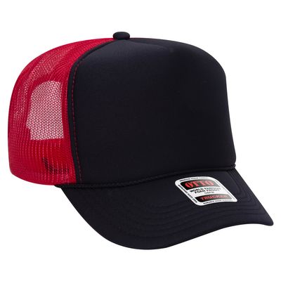 Blk/Blk/Red Blk/Blk/Red - Custom Hats Now