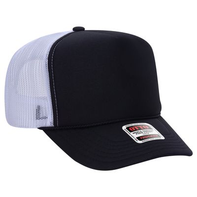 Blk/Blk/Wht Blk/Blk/Wht - Custom Hats Now