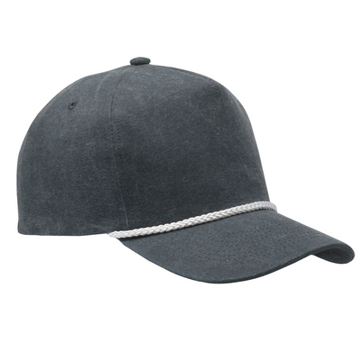 Charcoal-White Braid Charcoal-White Braid - Custom Hats Now