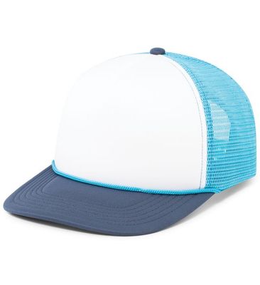 White/Bright Blue/Navy White/Bright Blue/Navy - Custom Hats Now