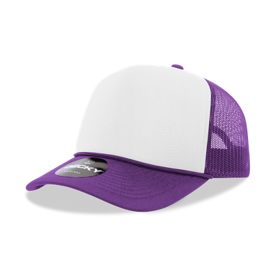 Pur/Wht/Pur Pur/Wht/Pur - Custom Hats Now