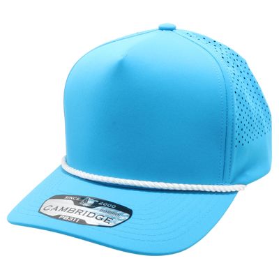 Aqua/White Aqua/White - Custom Hats Now