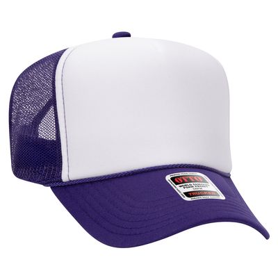 Pur/Wht/Pur Pur/Wht/Pur - Custom Hats Now