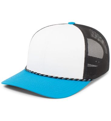 White/Navy/Panther Teal White/Navy/Panther Teal - Custom Hats Now