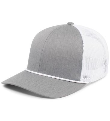 Heather Grey/White/Heather Grey Heather Grey/White/Heather Grey - Custom Hats Now