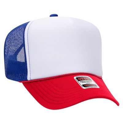 Red/Wht/Ryl Red/Wht/Ryl - Custom Hats Now