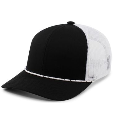 BLACK/WHITE/BLACK BLACK/WHITE/BLACK - Custom Hats Now